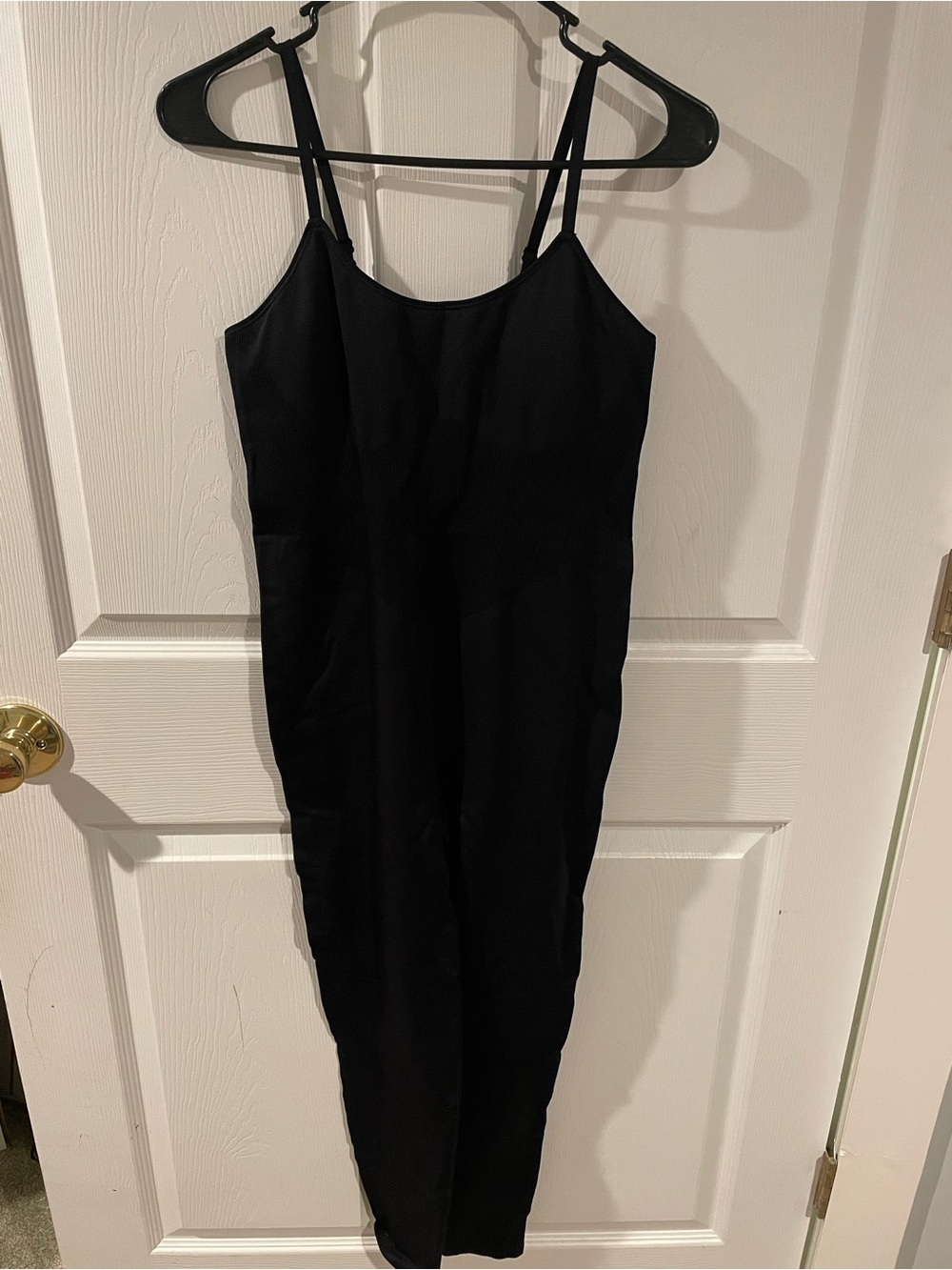 PINK jumpsuit with built-in bra, size medium